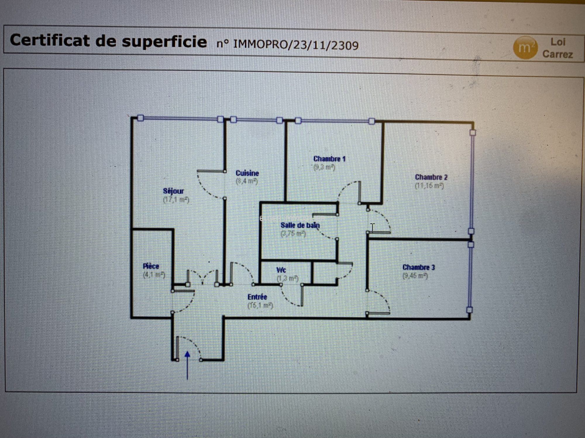 appartement 4 Pièces en vente sur Paris (75013)