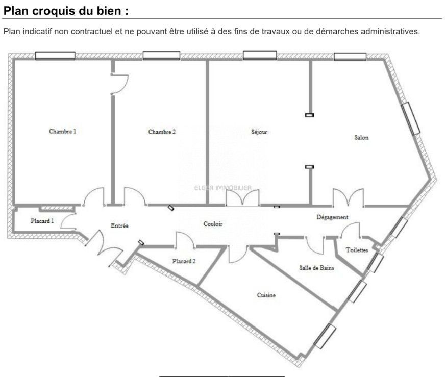 apartment 3 Rooms for rent on Paris (75013)