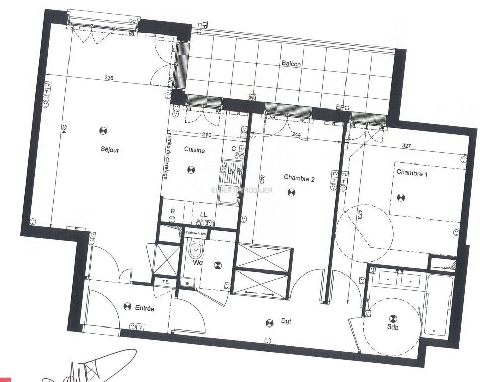 appartement 3 Pièces en location sur Issy-les-Moulineaux (92130)
