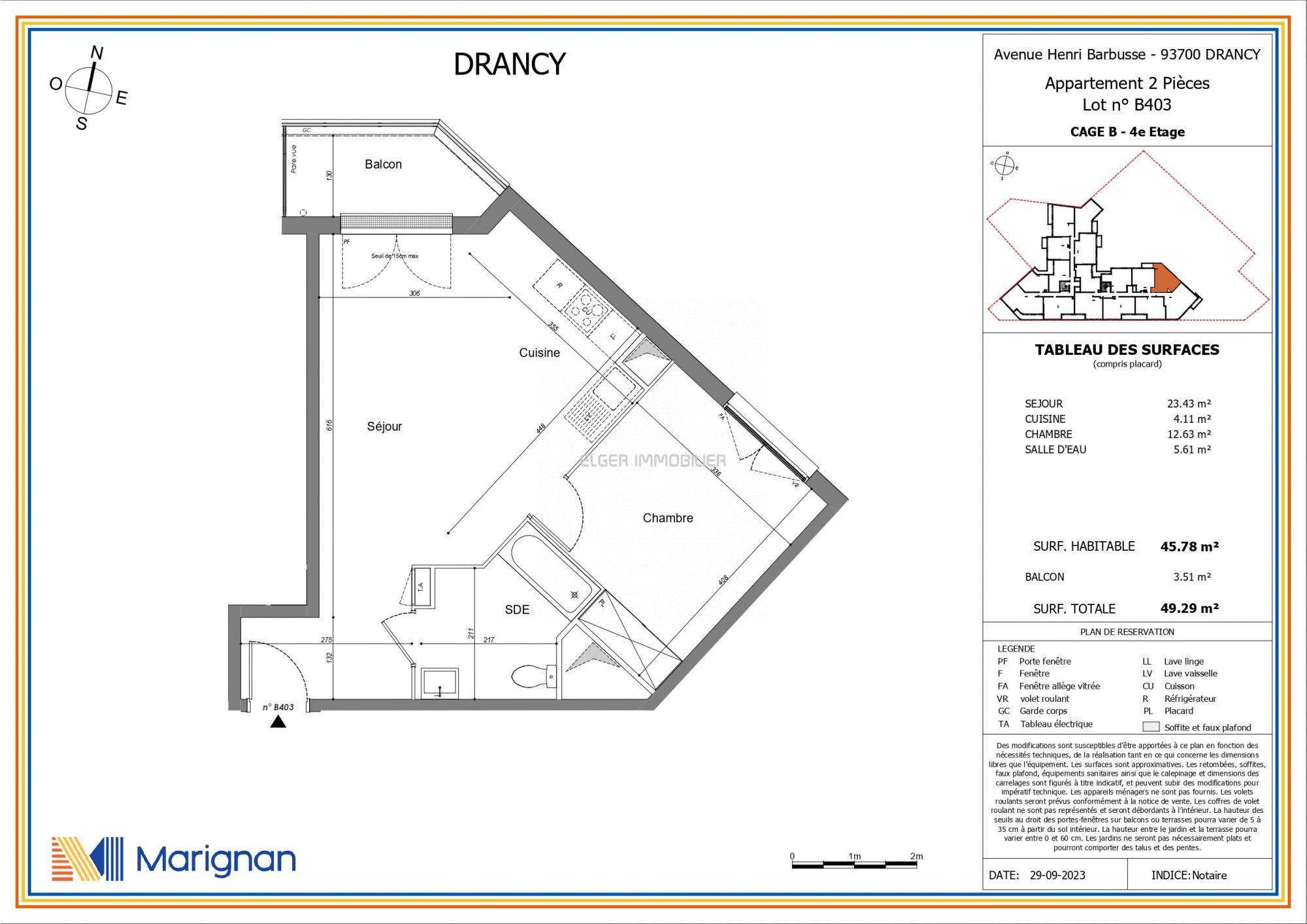 appartement 2 Pièces en location sur Drancy (93700)