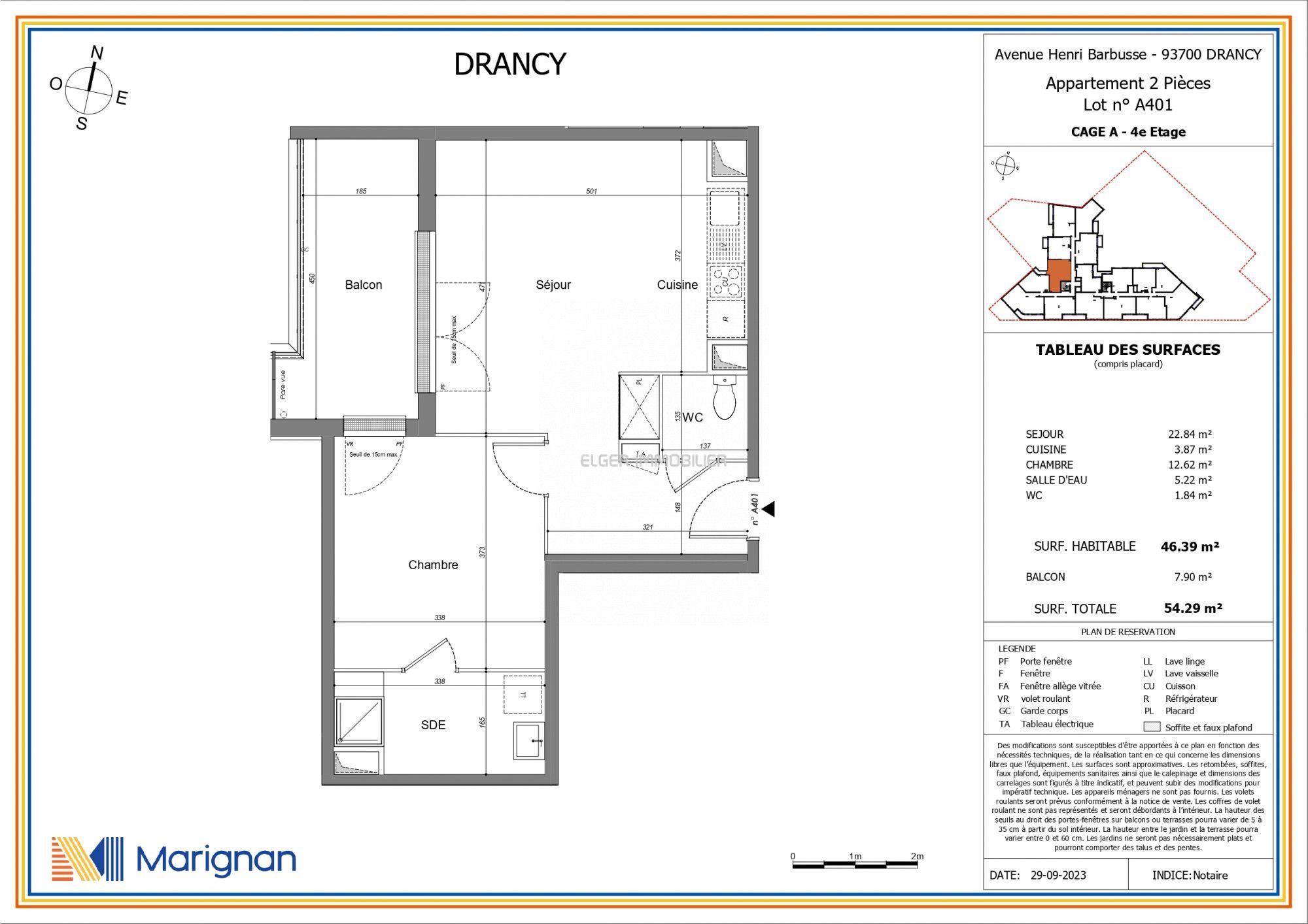 appartement 2 Pièces en location sur Drancy (93700)